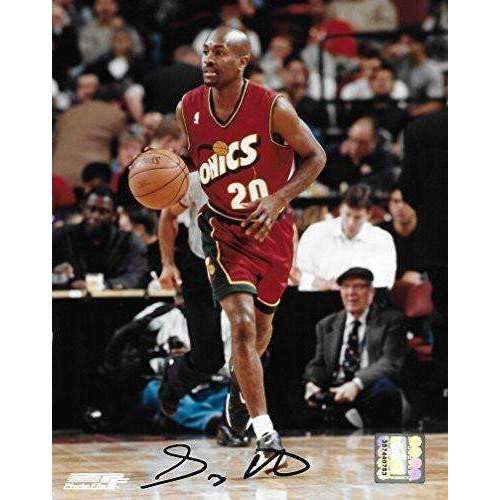 Gary Payton, Seattle SuperSonics, Sonics, Signed, Autographed, Basketball 8X10 Photo, a Coa with the Proof Photo of Gary Signing Will Be Included.