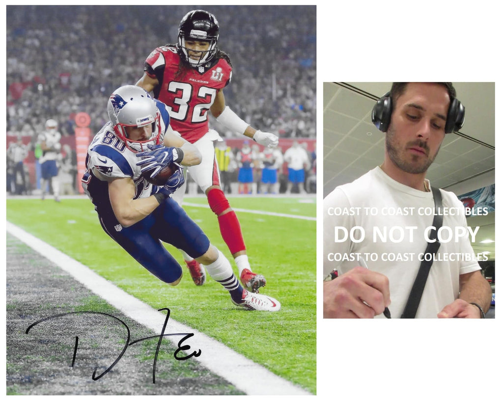 Danny Amendola signed New England Patriots 8x10 photo Proof COA autographed