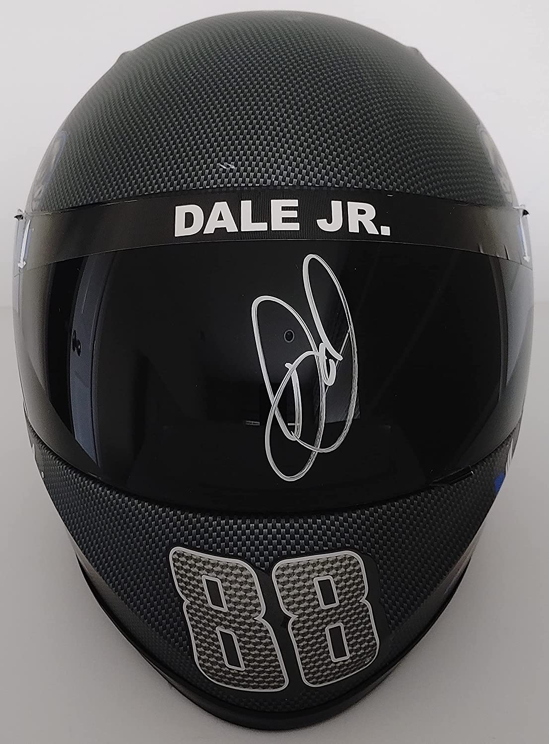Dale Earnhardt signed Nation Wide Nascar full size helmet proof Beckett COA