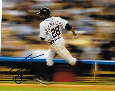 Curtis Granderson Detroit Tigers signed baseball 8x10 photo COA