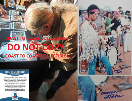 Henry Diltz signed 11x14 Jimi Hendrix photo Proof Beckett COA autograph STAR