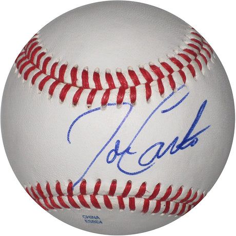 Joe Carter Toronto Blue Jays Indians signed autographed baseball COA exact proof