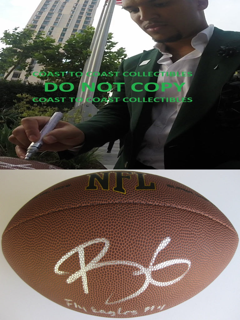 Trey Burton, Philadelphia Eagles, signed, autographed, NFL Football - COA with the Proof Photo