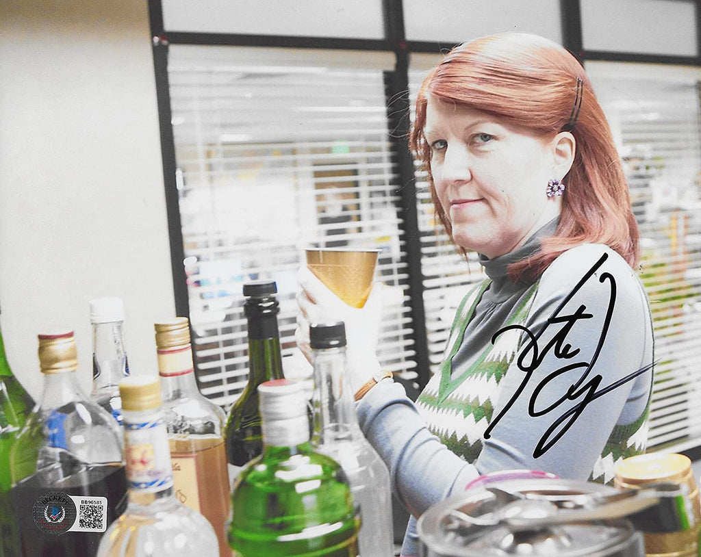Kate Flannery actress signed autographed The Office 8x10 photo proof Beckett COA. STAR
