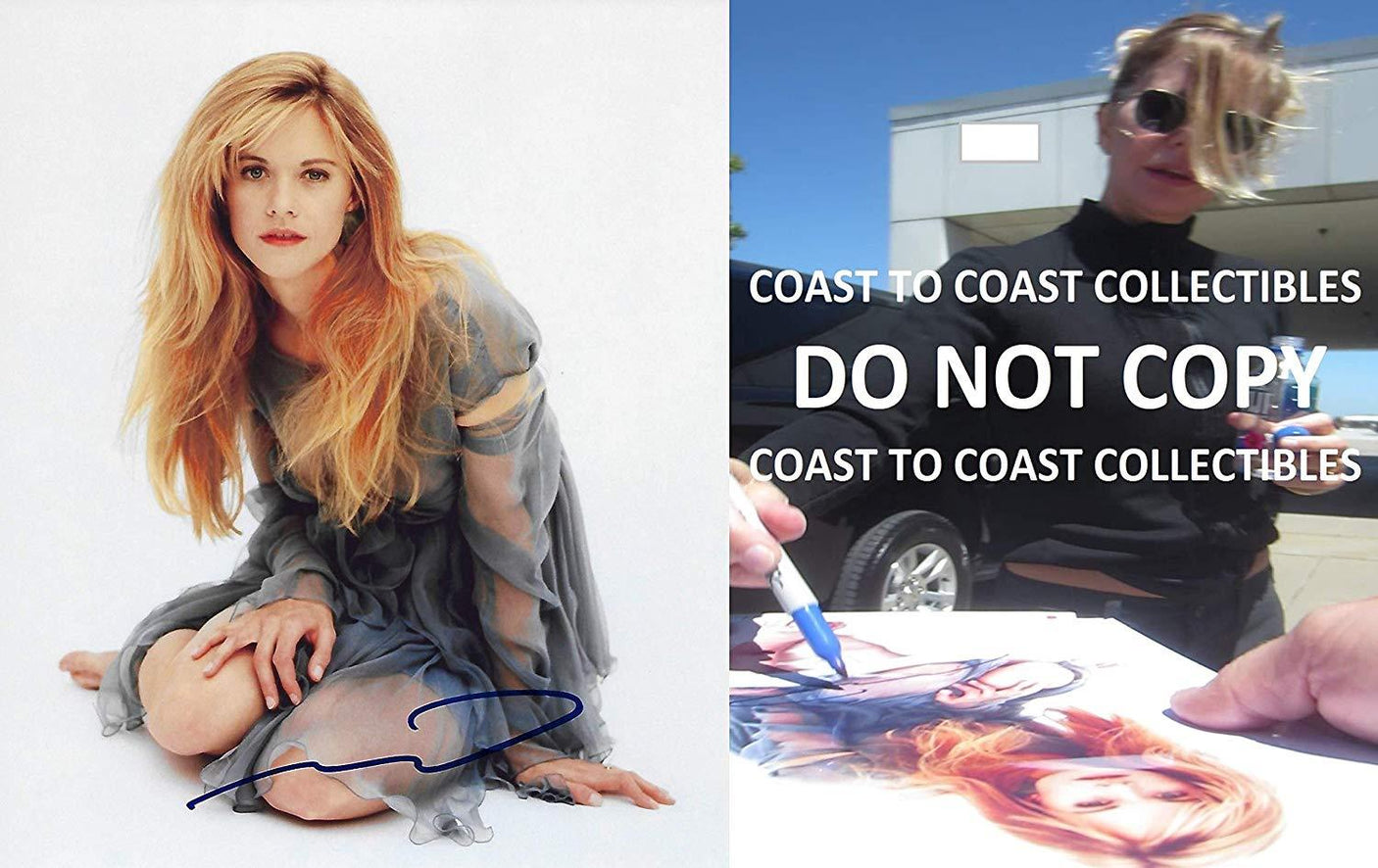 Meg Ryan, actress, signed, autographed, 8X10 Photo, COA with the proof photo of Meg signing will be included Star
