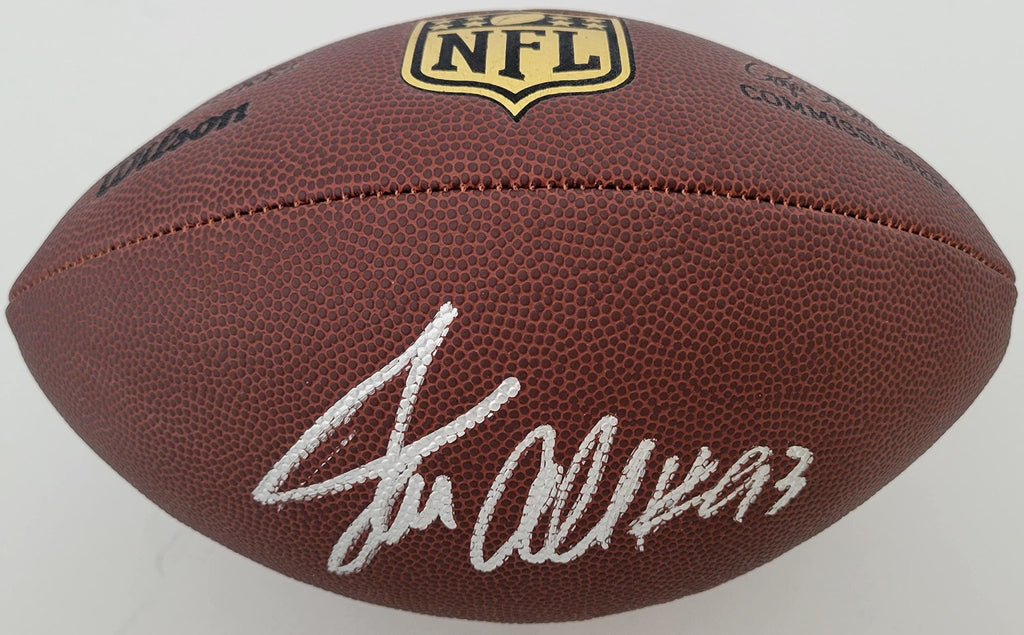 Jonathan Allen Washington football team signed NFL Duke football COA proof