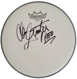 Alan Gratzer REO Speedwagon Drummer Signed Drumhead COA Proof Autographed