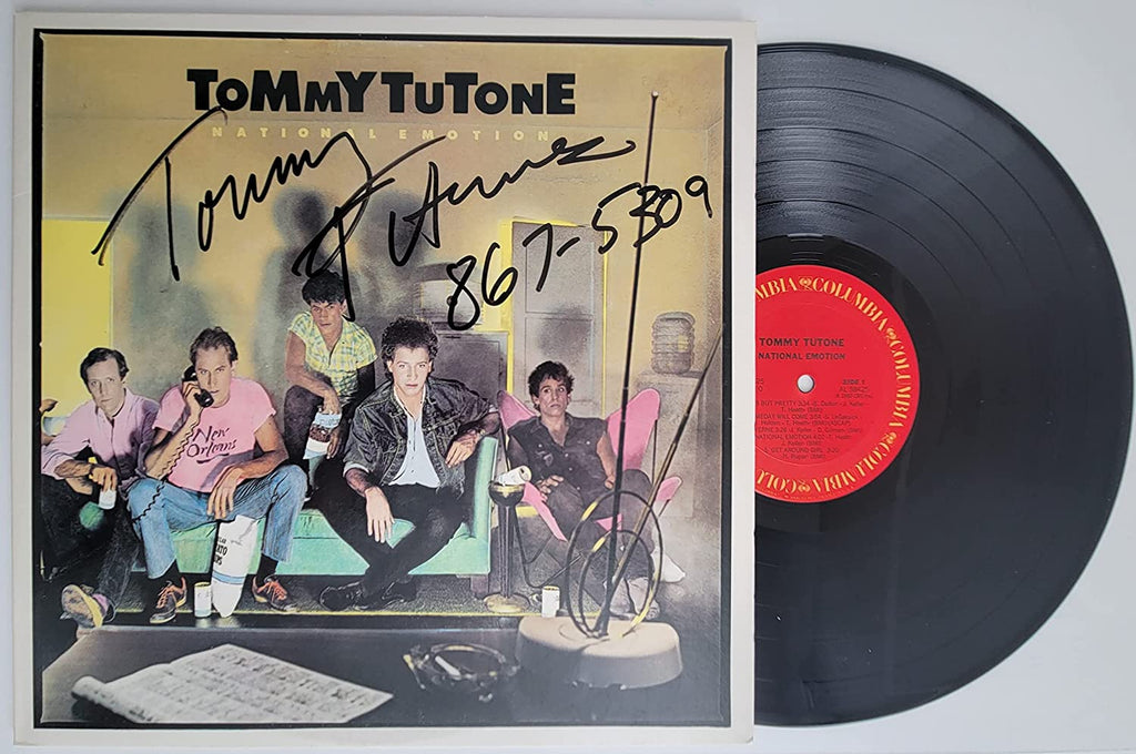 Tommy Tutone signed autographed National Emotion album 867-5309 Jenny COA proof Star