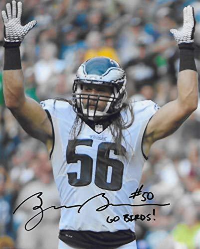 Bryan Braman Philadelphia Eagles signed, autographed 8x10 photo. proof COA