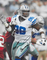 Marcus Spears signed Dallas Cowboys football 8x10 photo COA proof autographed