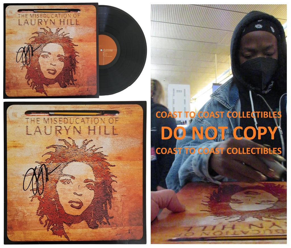 Lauryn Hill Signed The Miseducation Album Proof COA Autographed Vinyl Record