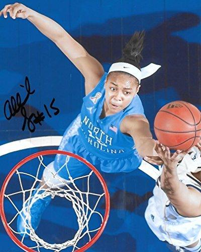 Allisha Gray, North Carolina Tar heels, signed, autographed, 8x10 photo - COA and Proof Included