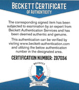 Jeremy Roenick Sharks Coyotes Blackhawks signed Hockey Puck proof Beckett COA