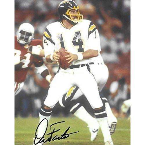 Dan Fouts, San Diego Chargers, Signed, Autographed, 8x10 Photo, A COA With The Proof Photo Will Be Included