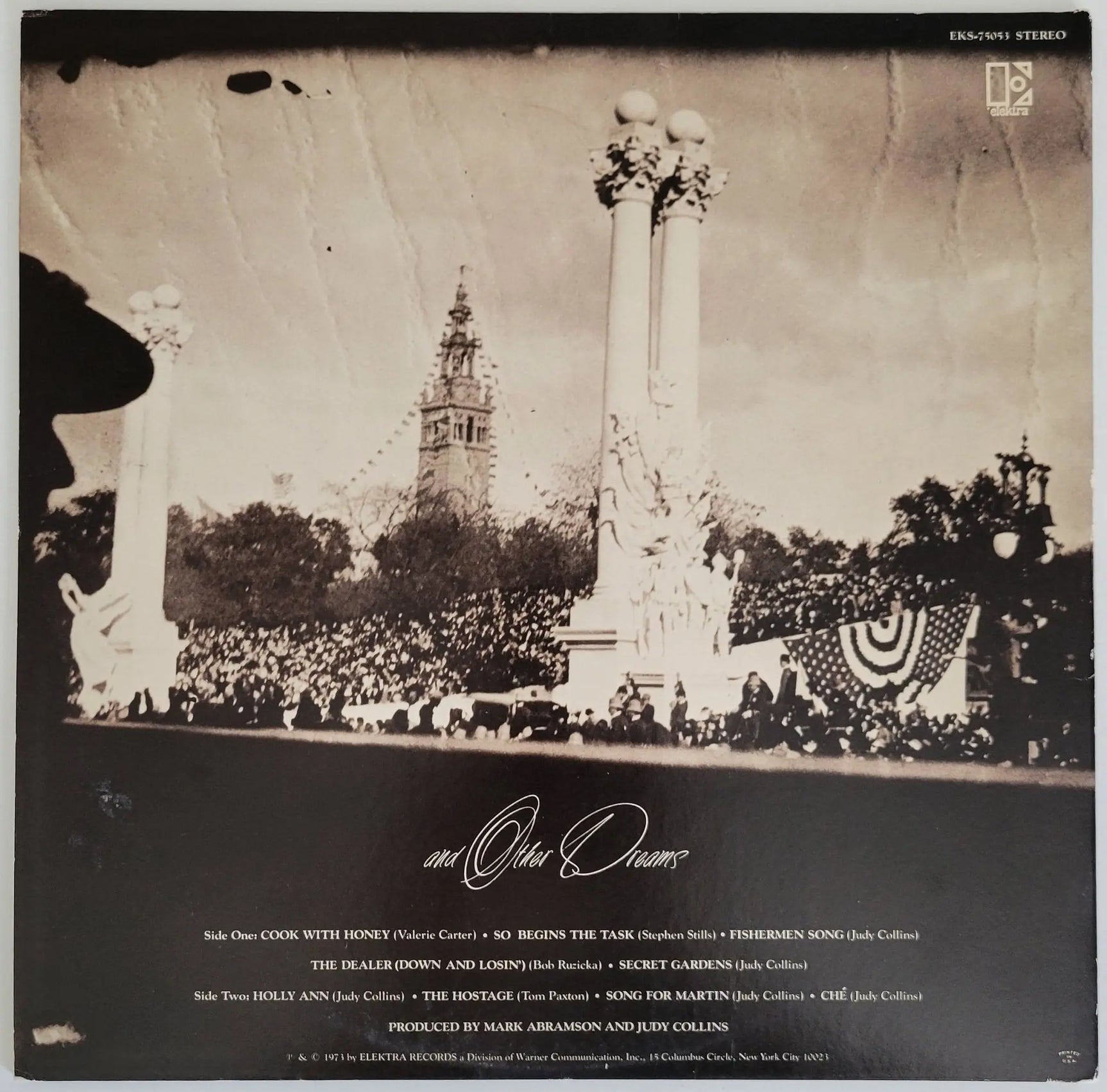 Judy Collins signed True Stories and other Dreams album vinyl record COA proof autographed STAR