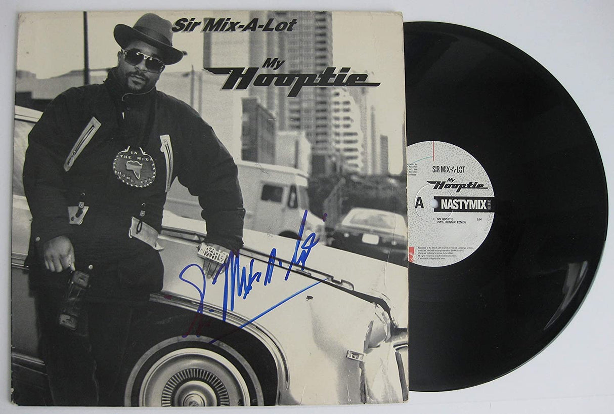 Sir Mix A Lot signed My Hooptie album vinyl record Baby Got Back proof Beckett STAR