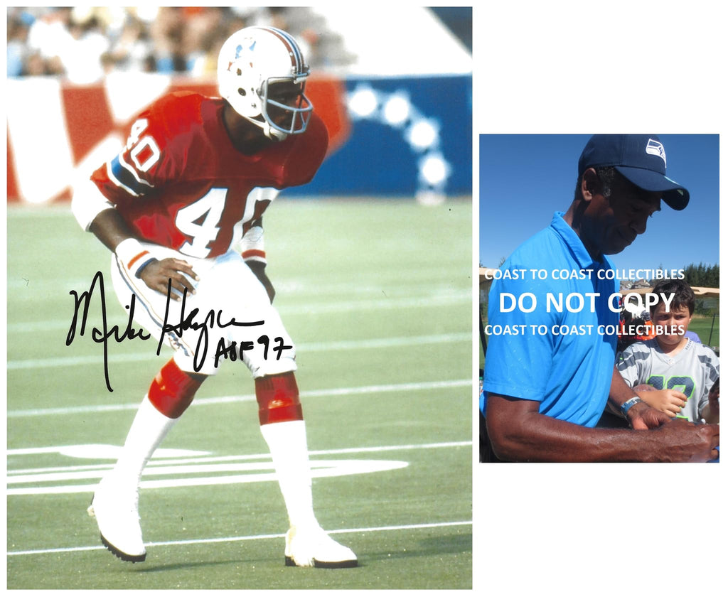 Mike Haynes signed New England Patriots 8x10 photo Proof COA autographed