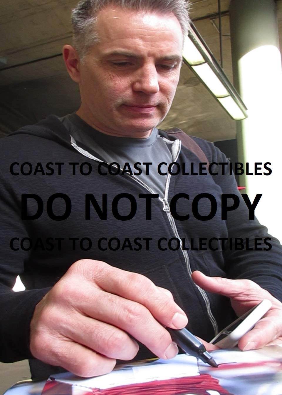 Kurt Warner Arizona Cardinals autographed football 8x10 photo proof COA