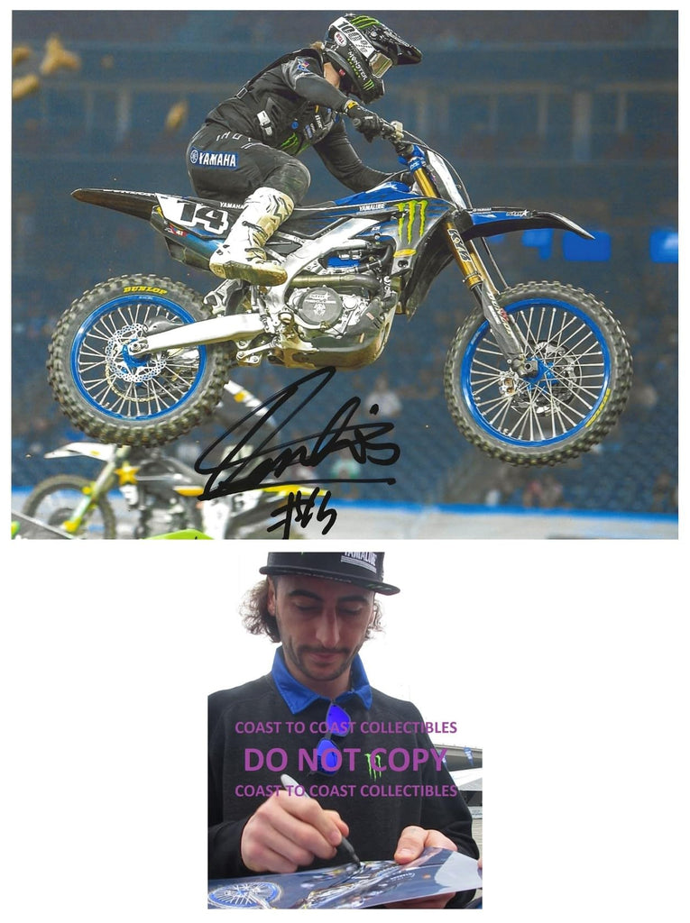 Dylan Ferrandis supercross motocross racer signed 8x10 photo COA proof autographed.,
