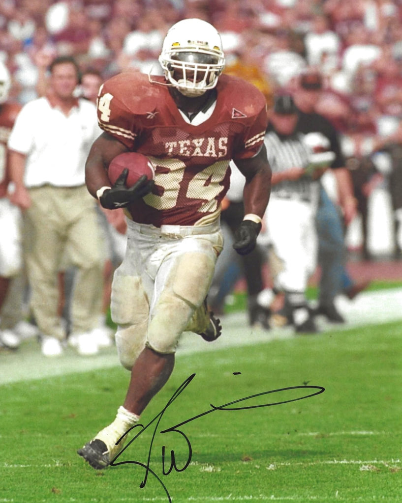 Ricky Williams signed Texas Longhorns 8x10 football photo COA Proof autographed..