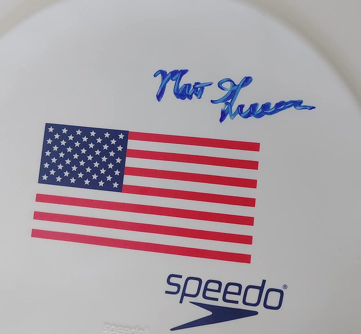 Matt Grevers USA Olympic gold swimmer signed autographed USA swim cap COA proof