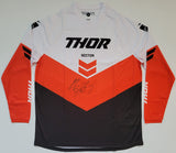 Aaron Plessinger Supercross Motocross signed Thor Jersey COA proof autographed.