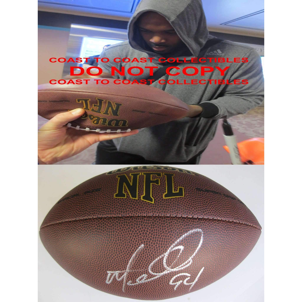 Mario Williams Miami Dolphins, Buffalo Bills, Houston Texans, Signed, Autographed, NFL Football, a Coa with the Proof Photo of Mario Signing Will Be Included with the Football