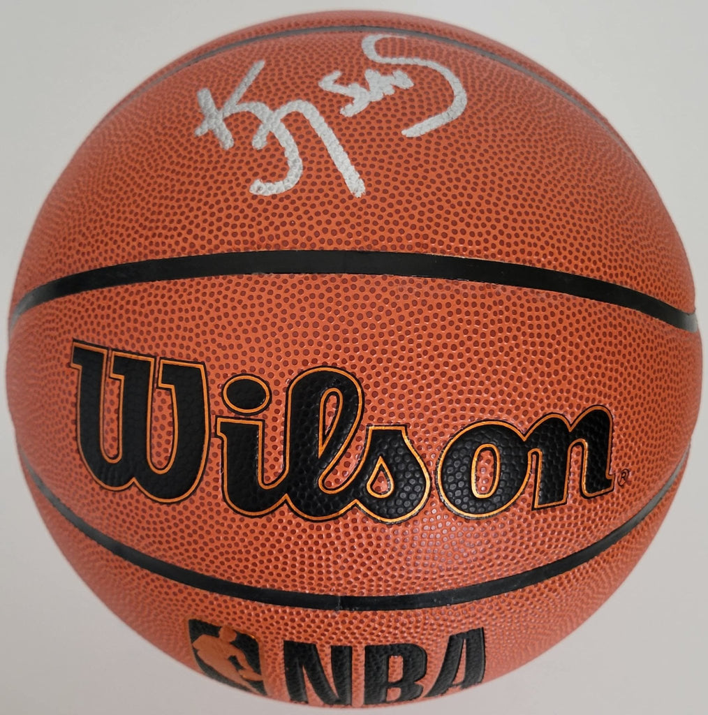 Kevin Johnson Phoenix Suns signed NBA basketball exact proof COA autograped