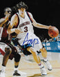 Adam Morrison Gonzaga Bulldogs signed basketball 8x10 photo COA.