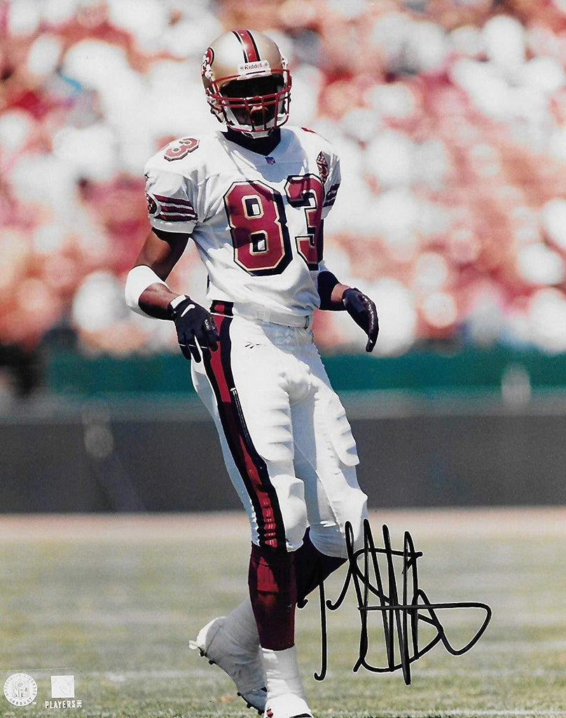 JJ Stokes San Francisco 49ers signed autographed, 8x10 Photo, COA will be included'