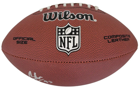 Calais Campbell Falcons Cardinals Jags signed NFL football proof COA autographed