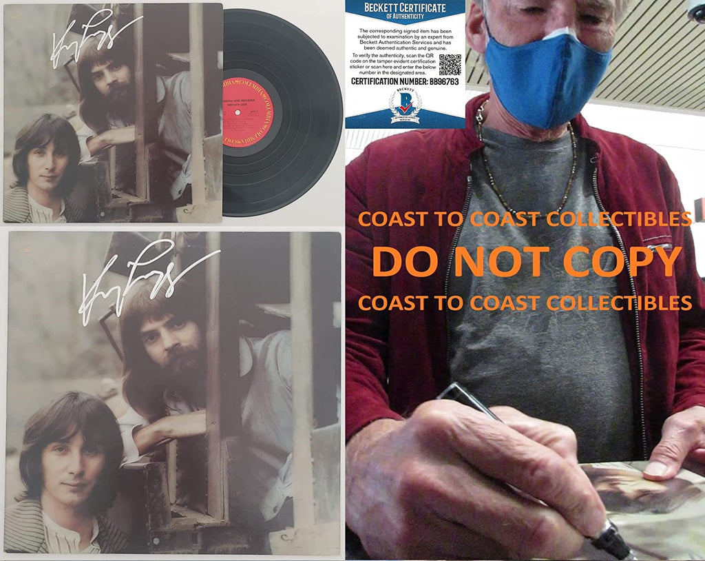 Kenny Loggins signed autographed Mother Lode album vinyl record proof Beckett COA STAR
