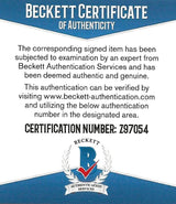 Adam Oates Red Wings Blues Bruins Oilers signed Hockey Puck proof Beckett COA