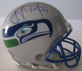 Lofa Tatupu signed autographed Seahawks mini football helmet proof Beckett COA
