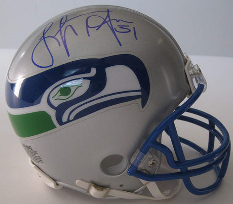 Lofa Tatupu signed autographed Seahawks mini football helmet proof Beckett COA