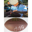 Jason Verrett, San Diego Chargers, Signed, Autographed, NFL Football, a Coa with the Proof Photo of Jason Signing Will Be Included with the Football