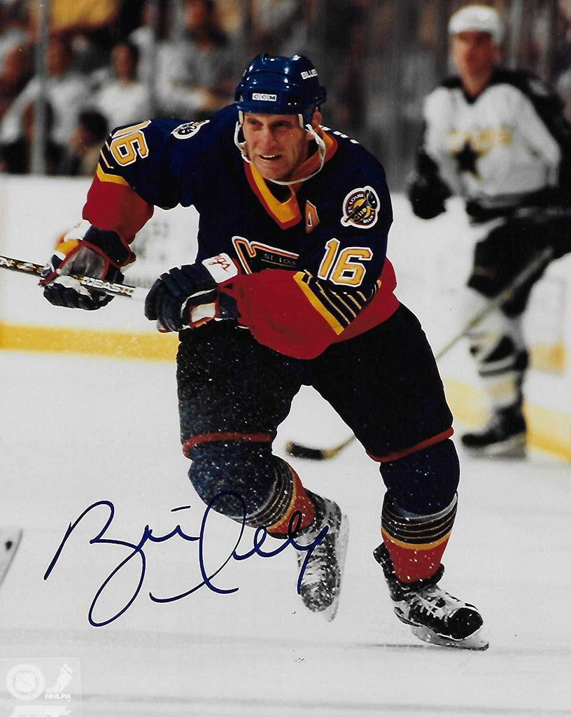 Brett Hull St Louis Blues, signed, autographed, 8x10 Photo, Coa with Proof Photo