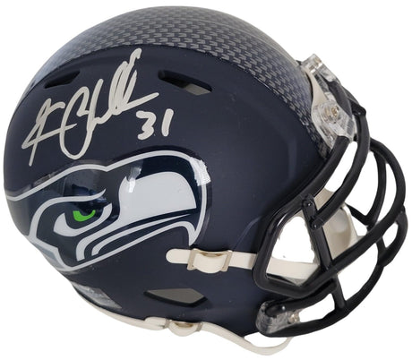Kam Chancellor Signed Seattle Seahawks Mini Football Helmet Proof COA Autographed