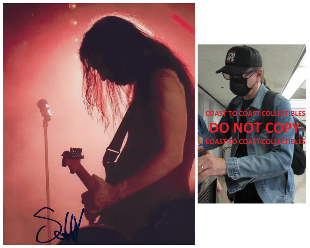 Scotti Hill Skid Row Guitarist signed autographed 8x10 photo proof COA Star