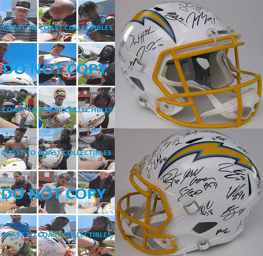 2019 Los Angeles Chargers, LA Chargers team signed autographed, full size  football speed helmet, COA, proof photos - Coast to Coast Collectibles  Memorabilia - #sports_memorabilia# - #entertainment_memorabilia#