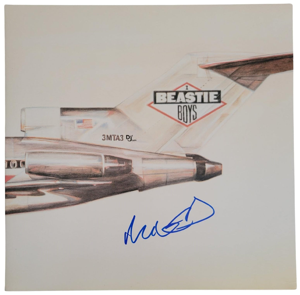Mike Diamond signed Beastie Boys Licensed To Ill album vinyl Proof COA autograph STAR