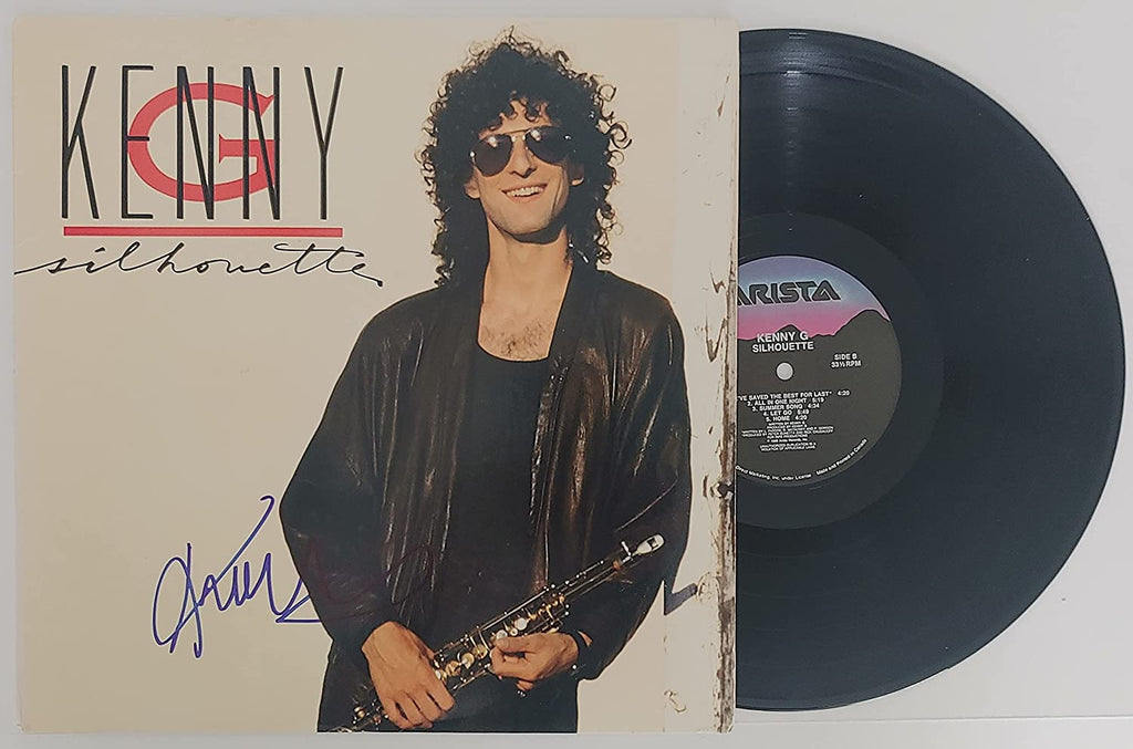 Kenny G Saxophonist signed autographed Silhouette album vinyl proof Beckett COA STAR