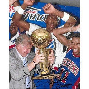 John Salley, Detroit Pistons, Signed, Autographed, 8x10 Photo, A COA With The Proof Photo Will Be Included.