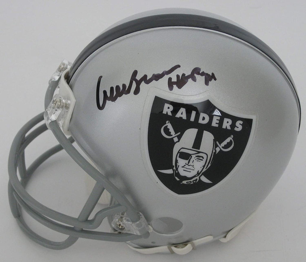 Willie Brown signed autographed Oakland Raiders mini football helmet proof Beckett COA