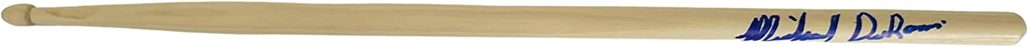 Michael Derosier Heart Drummer signed Drumstick COA exact proof autographed STAR
