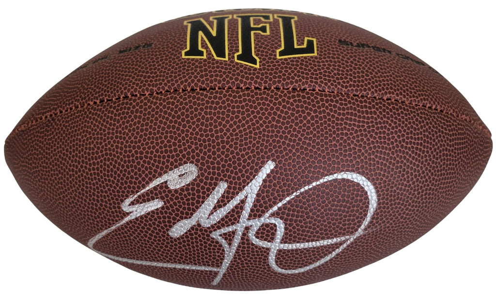 Eddie George Tennessee Titans Ohio State signed NFL football proof COA autographed