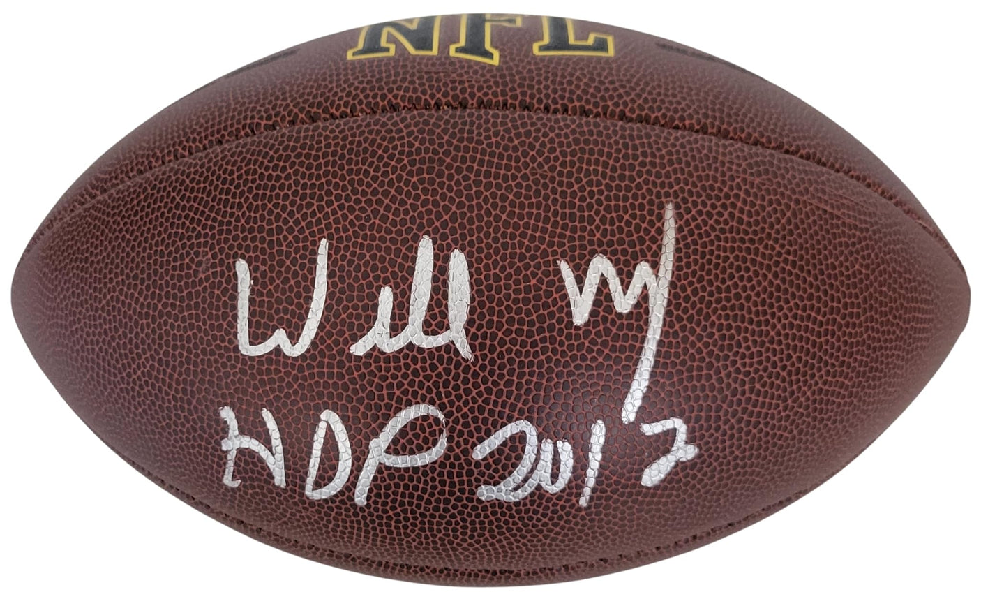 Willie Roaf New Orleans Saints Signed Football Proof Beckett COA Autographed