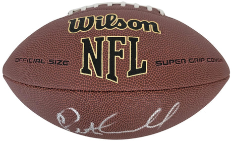 Pete Carroll Seattle Seahawks USC Trojans signed football proof COA autographed