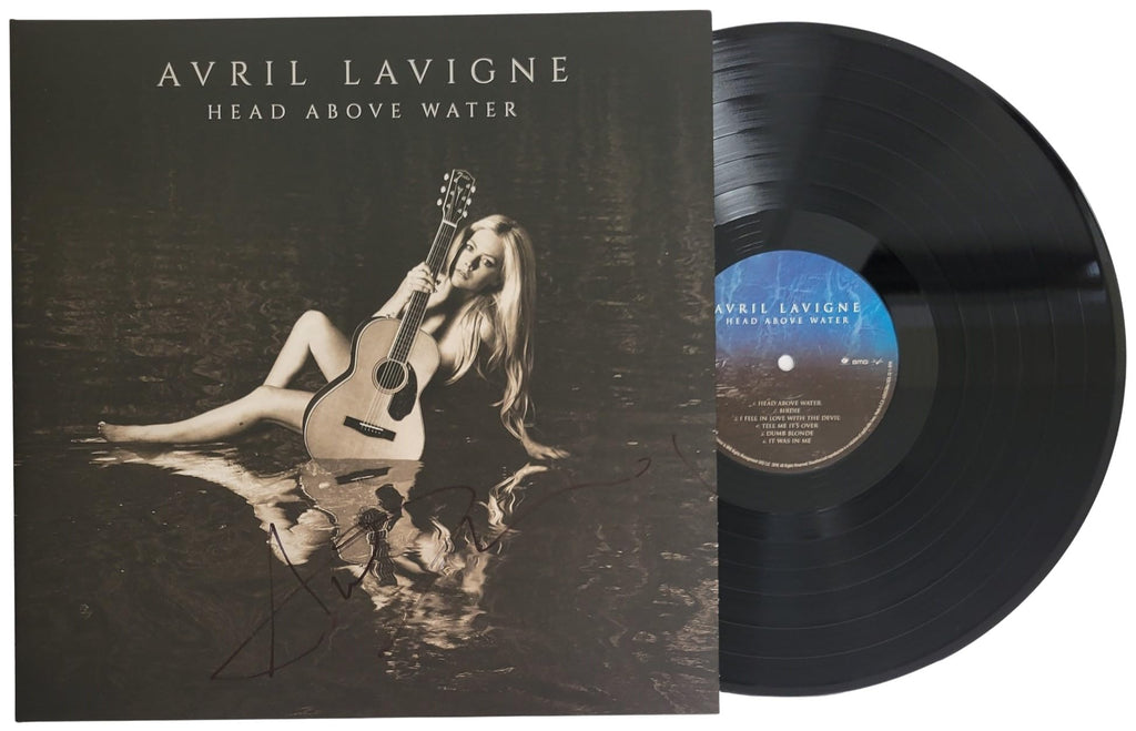 Avril Lavigne Signed Head Above Water Album Vinyl Record COA Proof Autographed Star