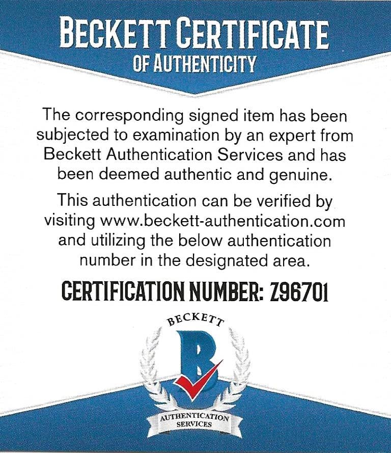 DeAndre Hopkins Cardinals Texans Clemson signed Duke football proof Beckett COA